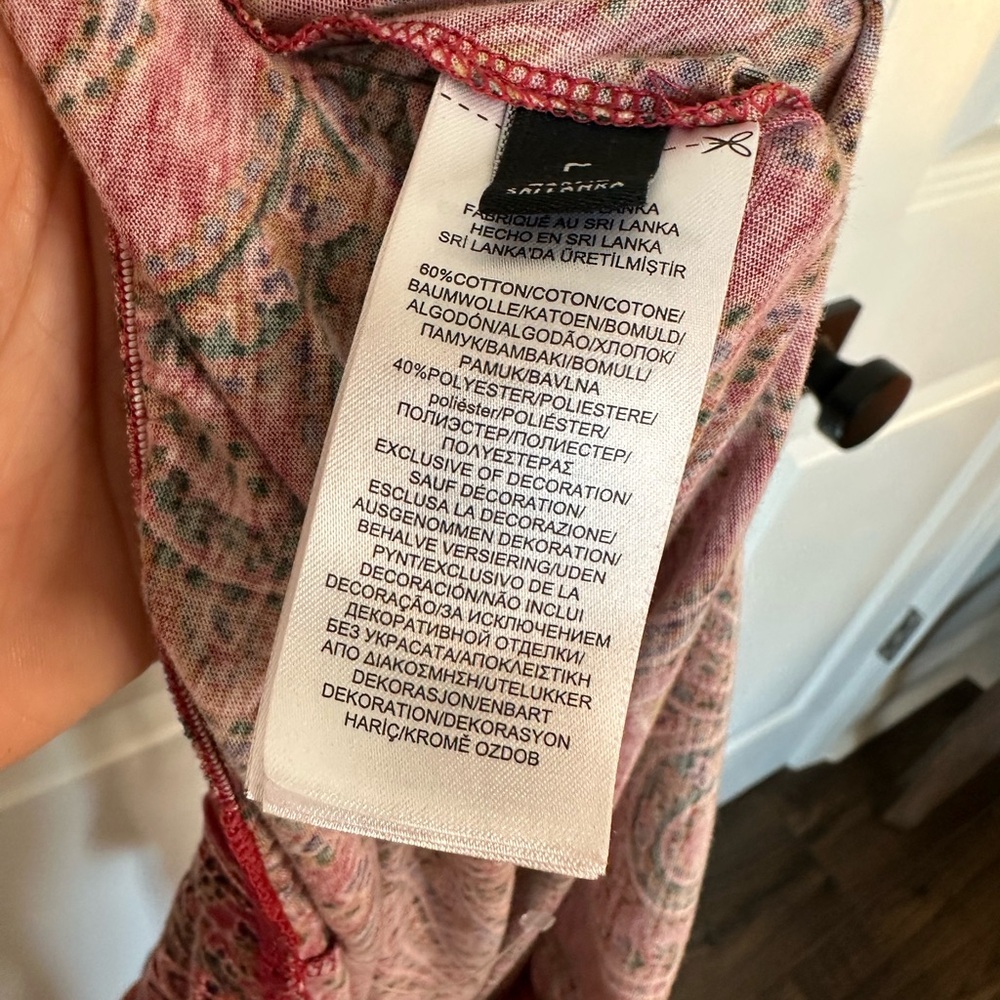 Lauren Ralph Lauren Paisley Cotton-Blend Jersey Sleep Set (Size L) - Picture 12 of 16